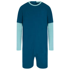 KayCey®Z Secret Zip Back Jumpsuit - Long Sleeve / Short Leg - Kids