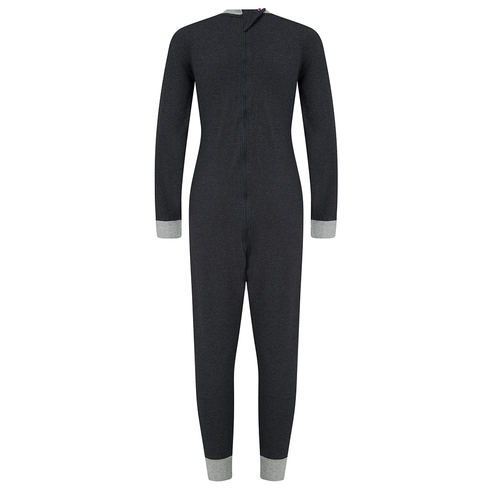 Gray onesie on a white background