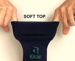 Kilde® Bamboo Thick AFO, KAFO & Diabetic Knee Socks – Seamless Heel