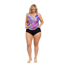 Kes-Vir™ Ladies Incontinence Tankini Set – Briefs or Shorts – Blue Wave