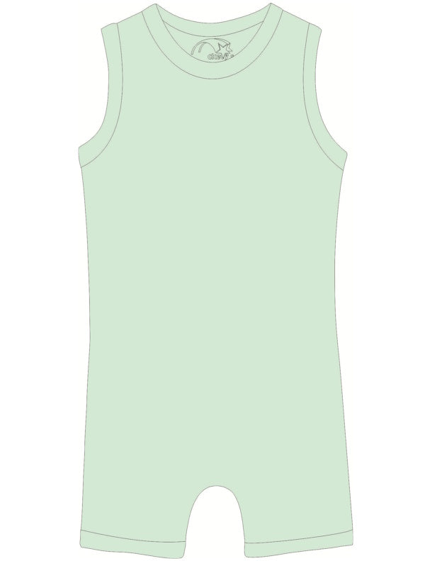 r101 cotton toby vest in mint