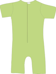 lime short sleeve pjs back