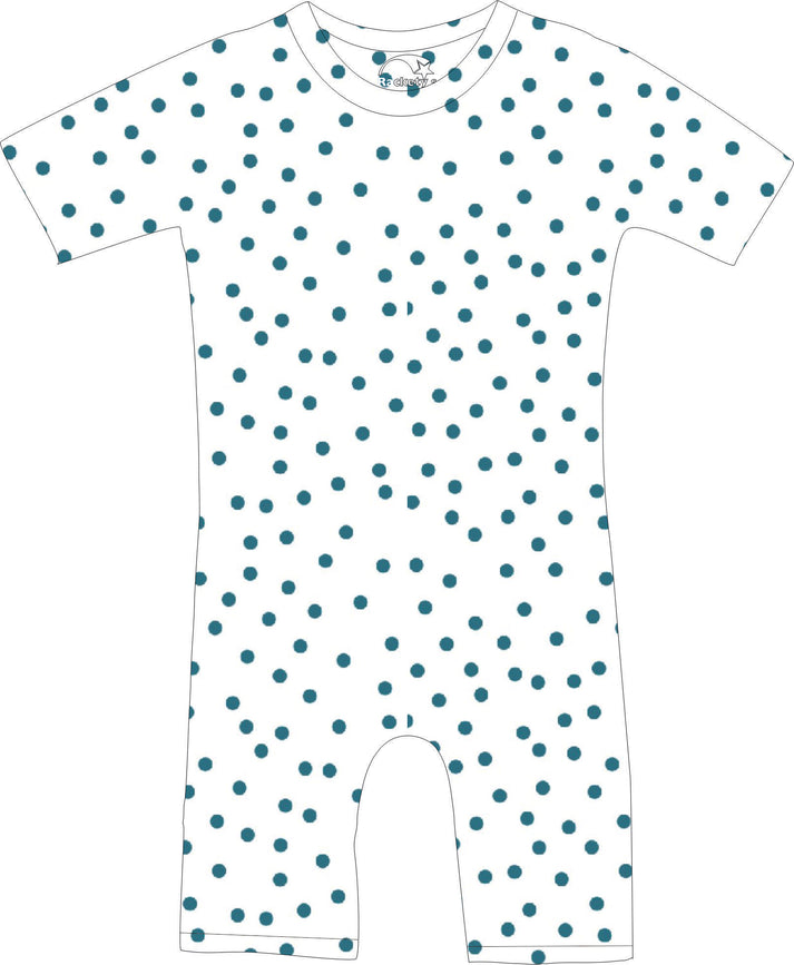 dots short sleeve pjs front