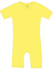 yellow short sleeve pjs front