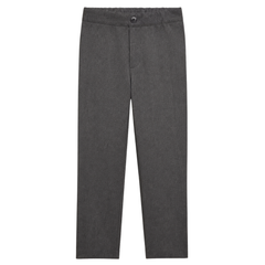 Dark gray pants on a white background