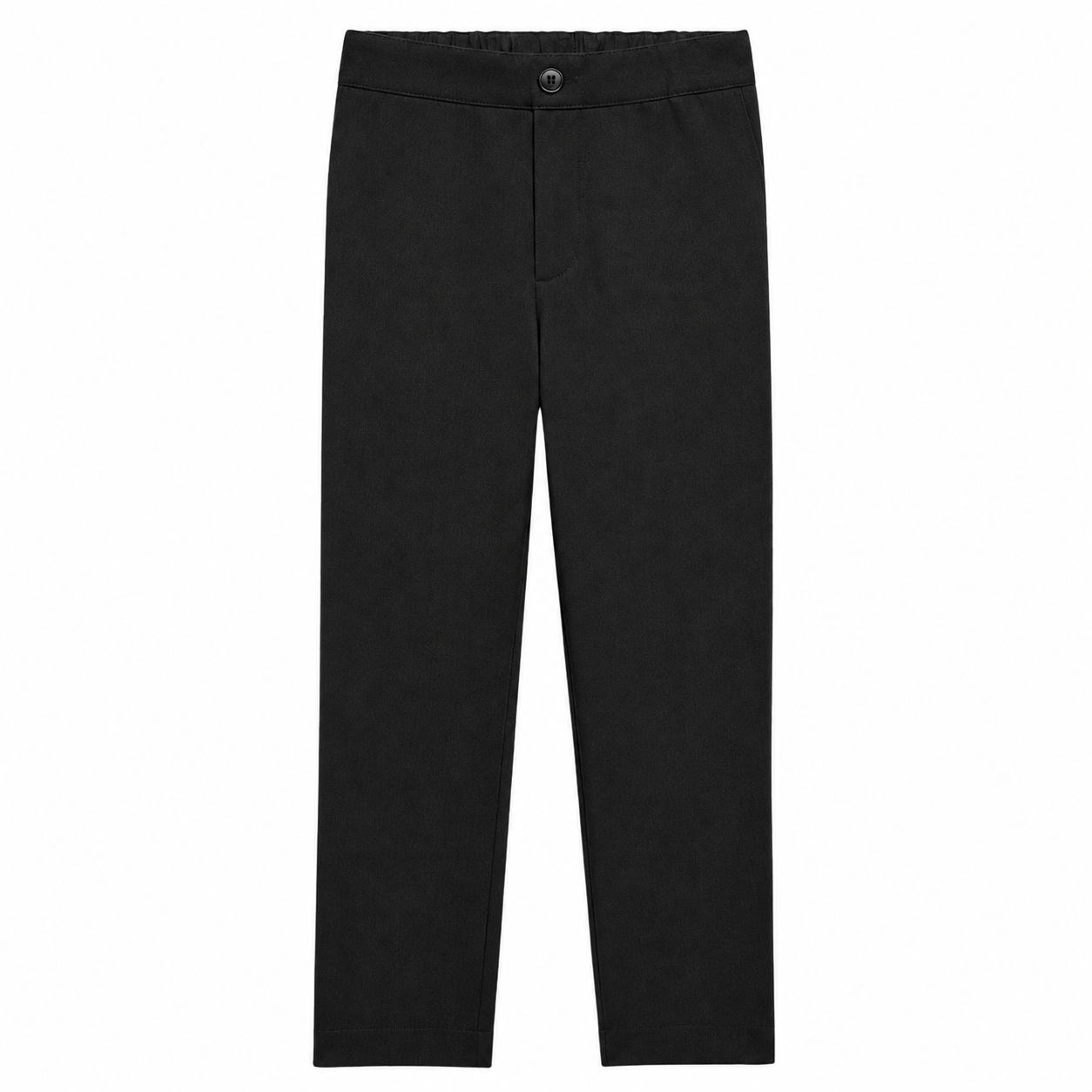 Dark gray pants on a white background