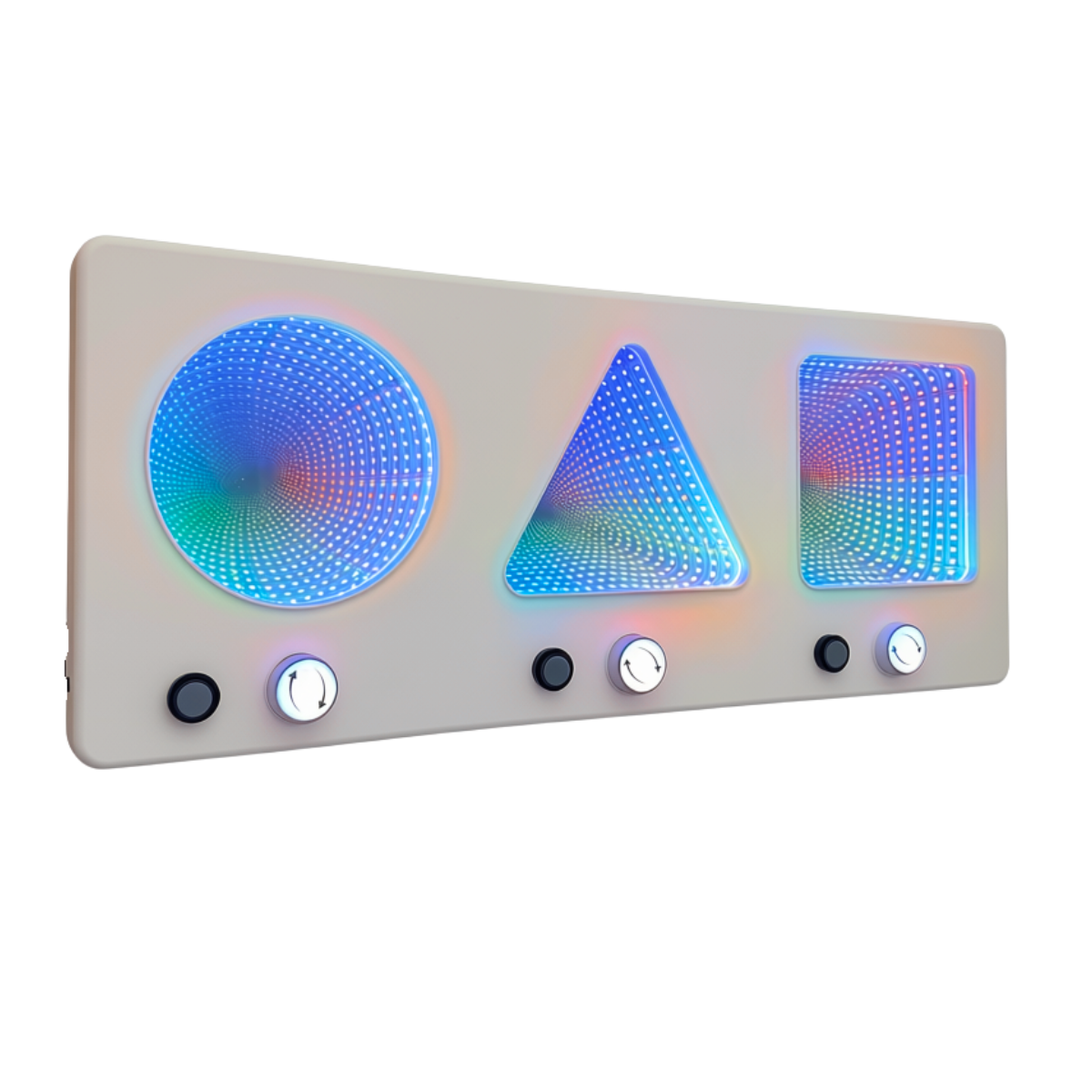 Infinity Trio Panel on white background