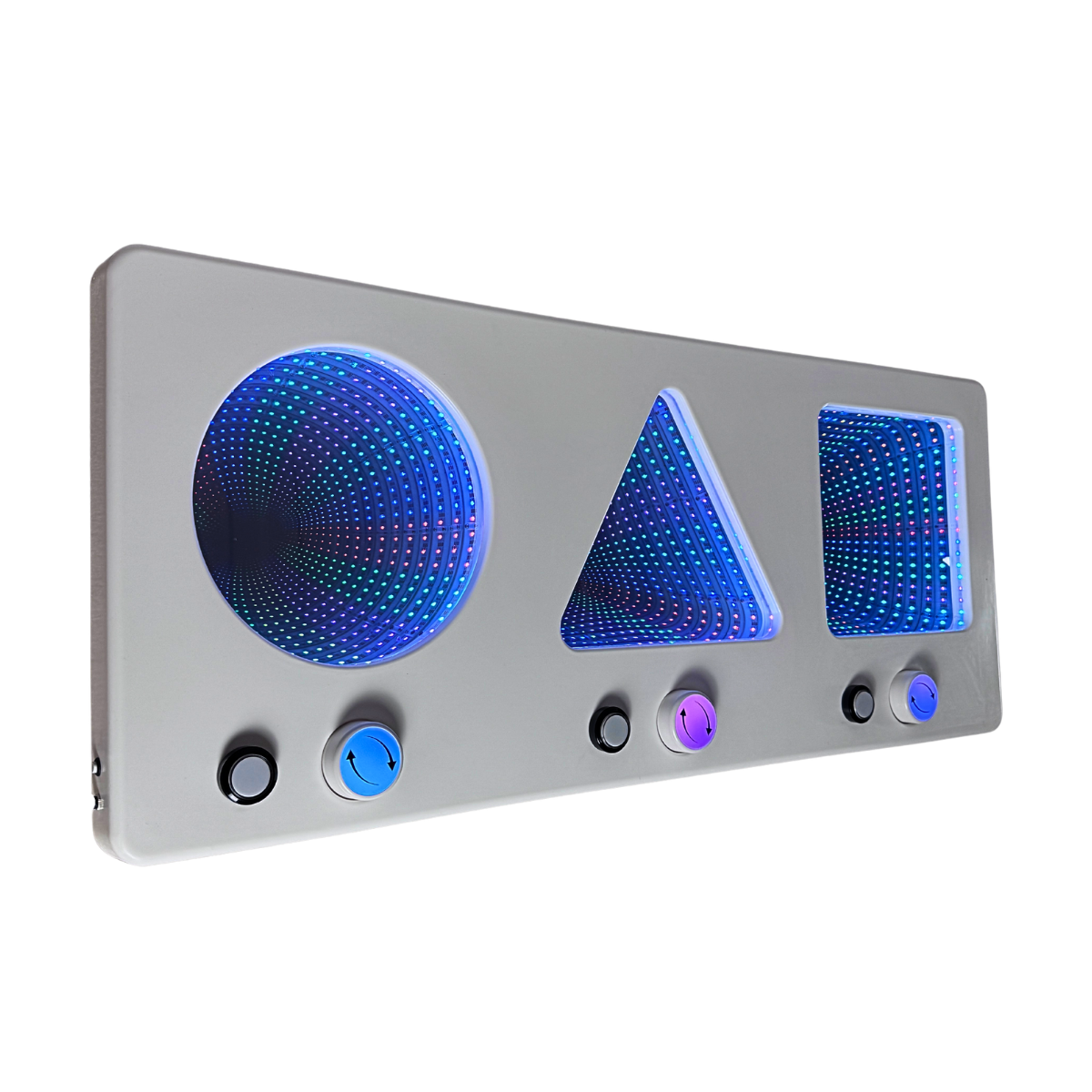 Infinity Trio Panel showing infinity shapes