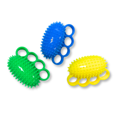 set of 3 spiky hand balls with grip