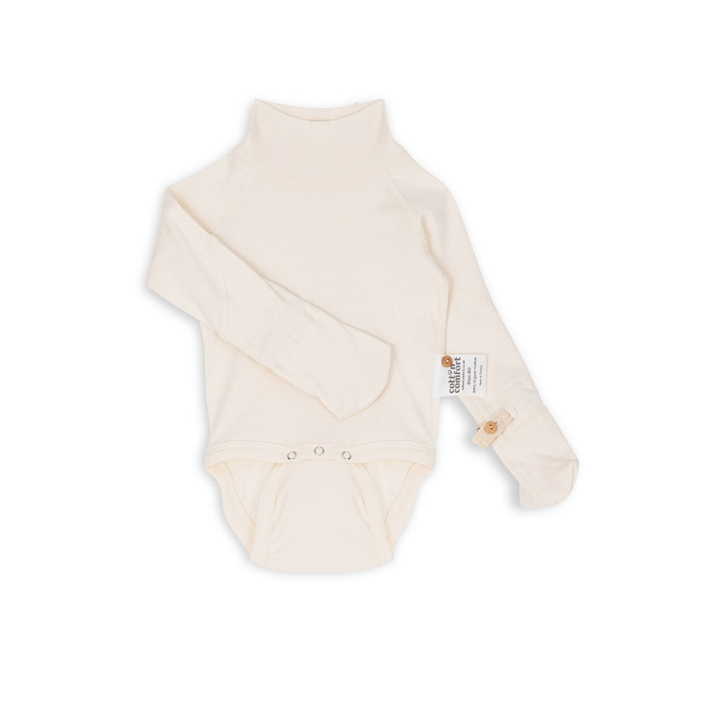 Eczema Scratch Mitten Body Plus – Organic Cotton Baby Body