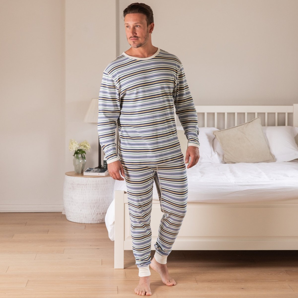 Adult Anti - Scratch Pyjama Set – Organic Cotton (XS–XL) - Bodyvests and Sleepwear