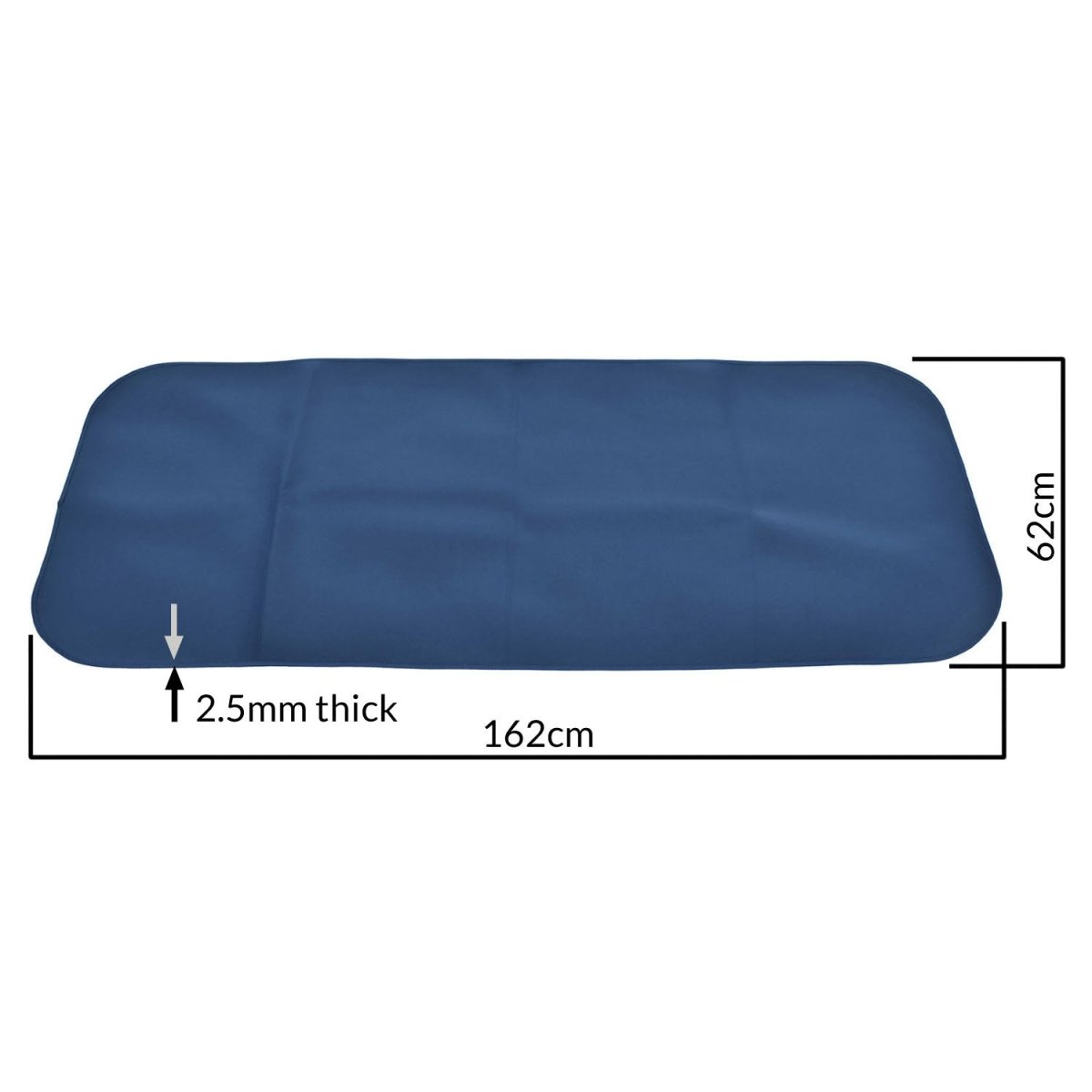 Adult Changing Mat and WaterProof Bag Set - Steel Blue/Black - Incontinence Aids