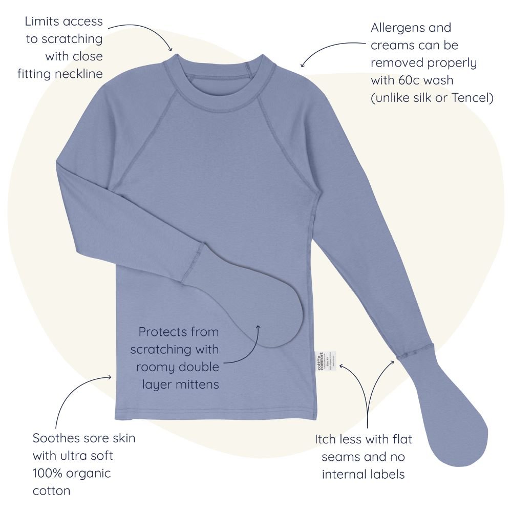 Adult Eczema Scratch Mitten T - Bodyvests and Sleepwear