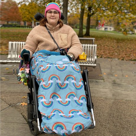 Adult Fleece - lined Wheelchair Cosy - Wheelchair Clothing