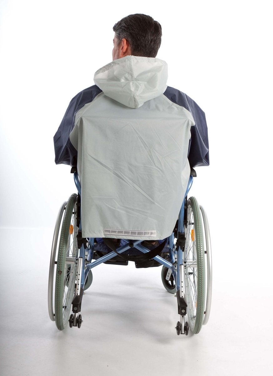 Adult Wheelchair Rain Cape with Hood – 7400 - Wheelchair Clothing
