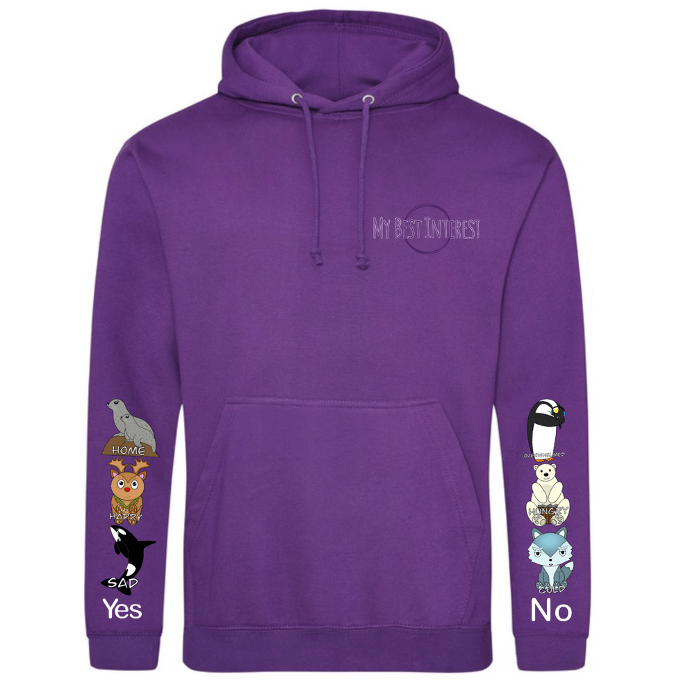 Adults Arctic Animals Communication Hoodie - Daywear