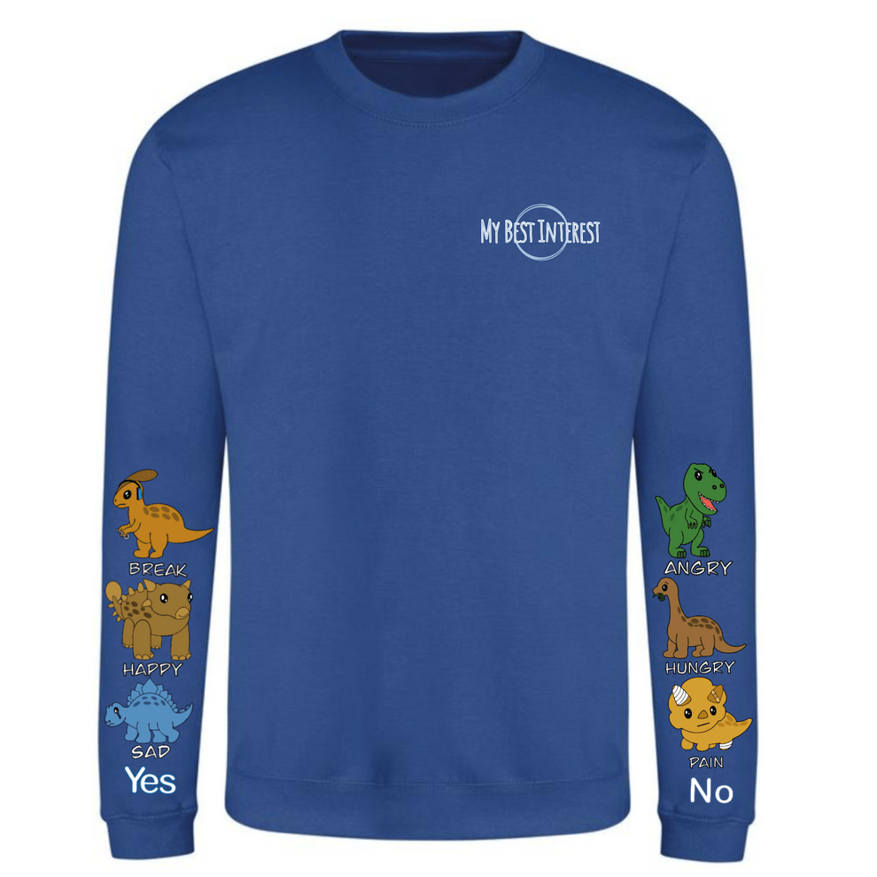 Adults Dinosaur Communication Sweatshirt - Daywear