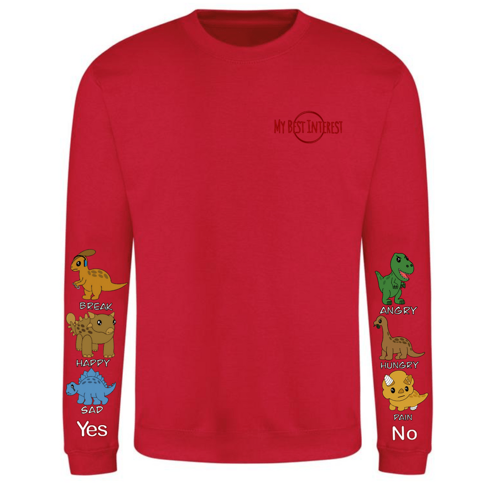 Adults Dinosaur Communication Sweatshirt - Daywear