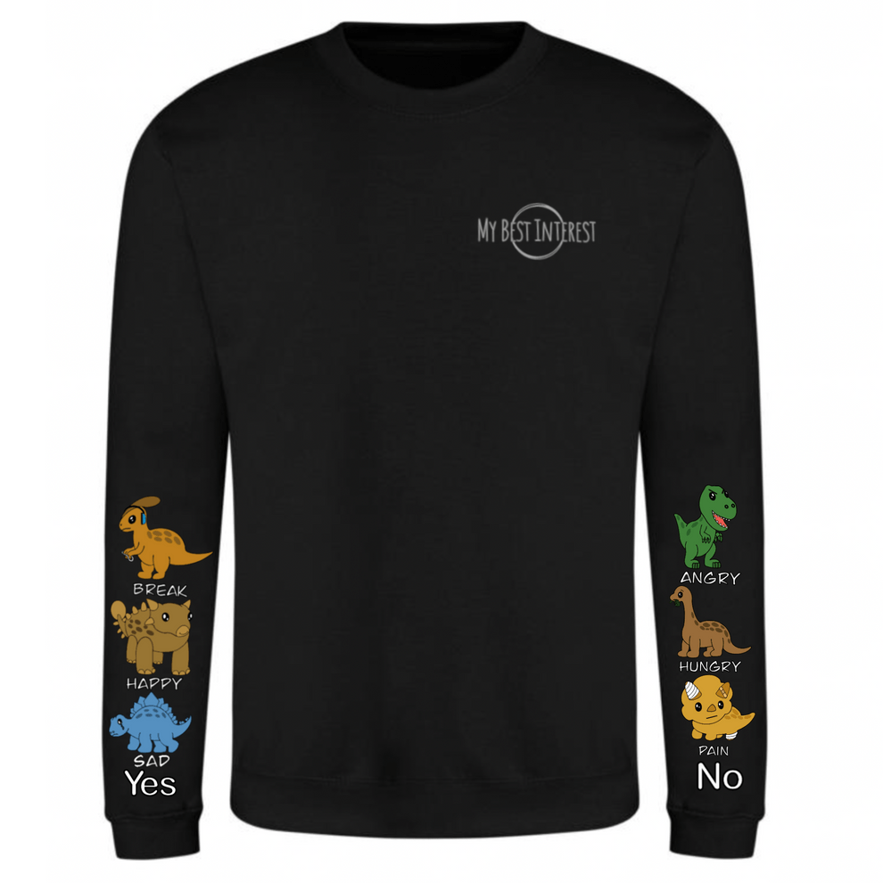 Adults Dinosaur Communication Sweatshirt - Daywear