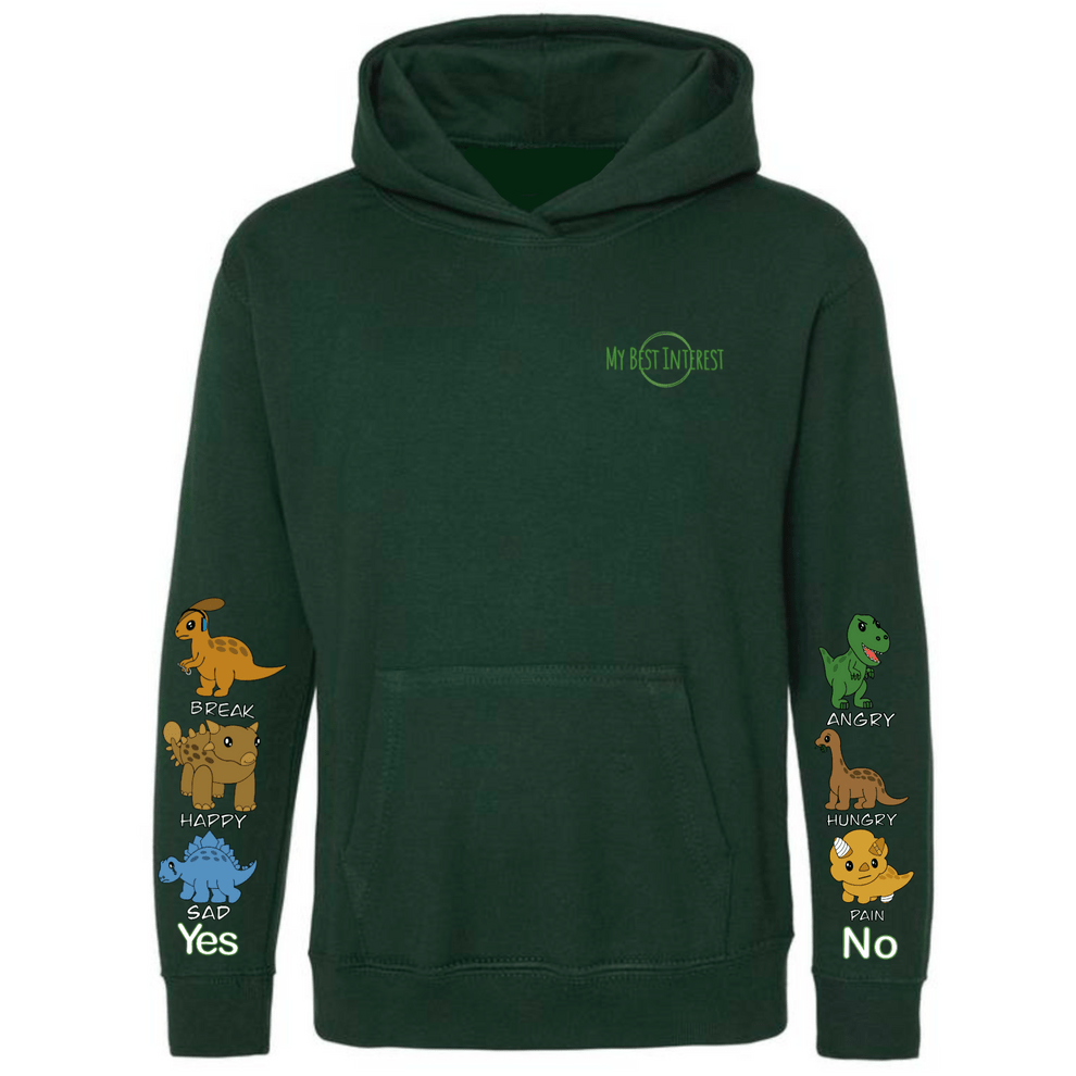 Adults Dinosaurs Communication Hoodie - Daywear