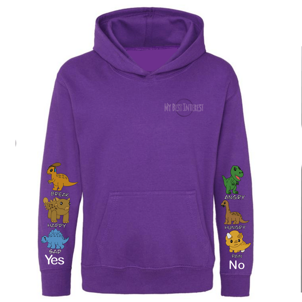 Adults Dinosaurs Communication Hoodie - Daywear