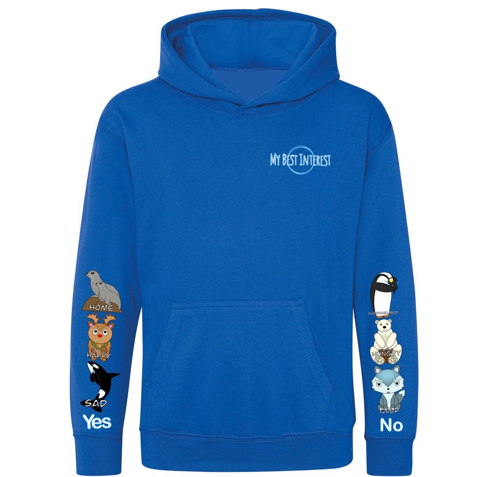 Adults Heavy Weight Arctic Animals Communication Hoodie - Daywear