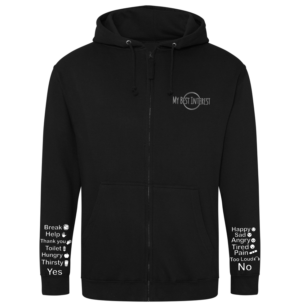 Adults Heavy Weight Essential Needs Communication Hoodie - Daywear