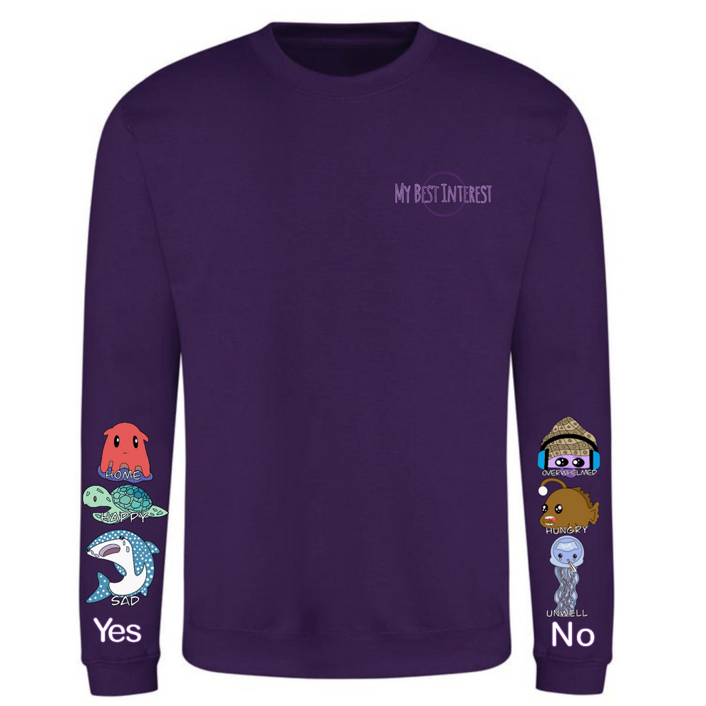 Adults Sea Creature Communication Sweatshirt - Daywear
