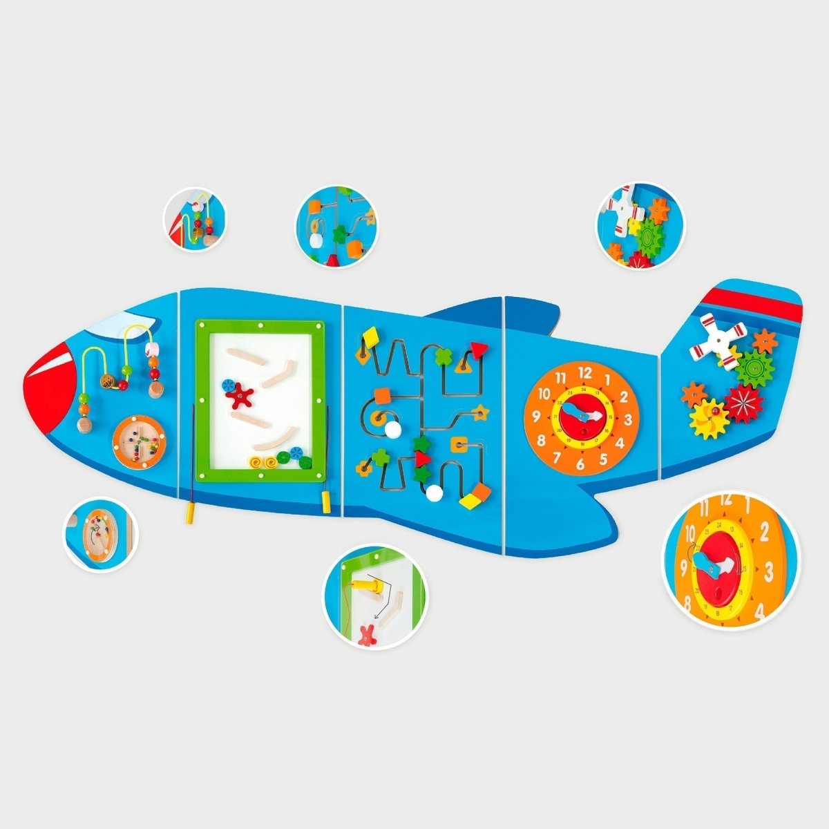 Aeroplane Activity Wall Panels - Sensory Toys