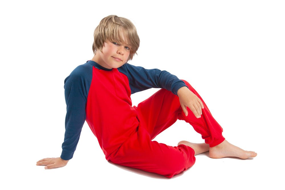 All-In-One Zip Back Cotton Pyjama - Bodyvests and Sleepwear
