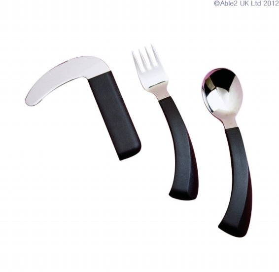 Amefa Right Angled Spoon for Adults - Eating & Drinking
