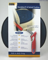 Auto Mobility Solution Car Transfer Aid Set (Handybar & Swivel Cushion) - Care & Safety