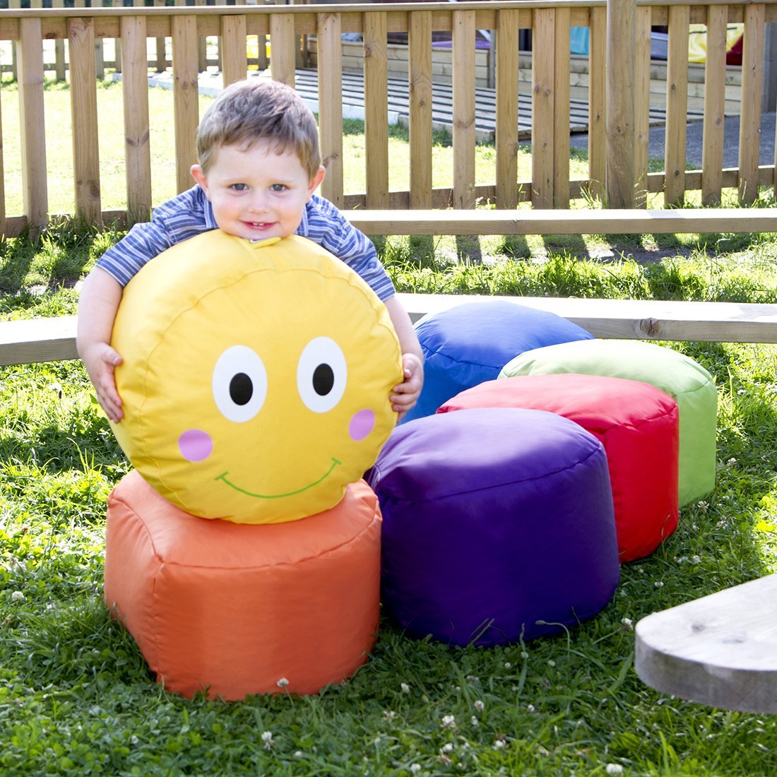 BazZoo Mini - Beast Caterpillar Stackable Bean Bag, Sensory Modular Seat - Sensory Equipment