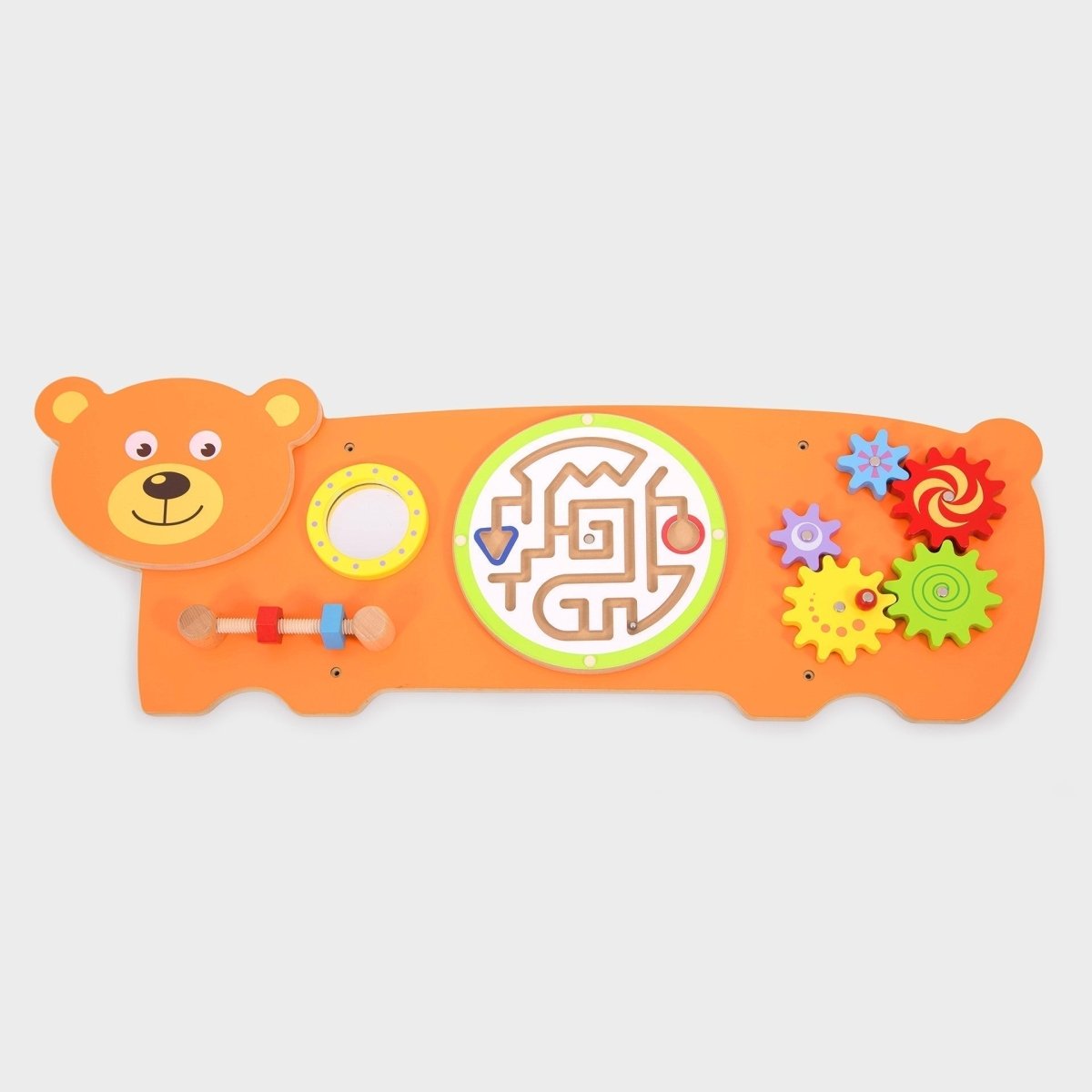 Bear Activity Wall Panel - Sensory Toys