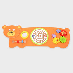 Bear Activity Wall Panel - Sensory Toys