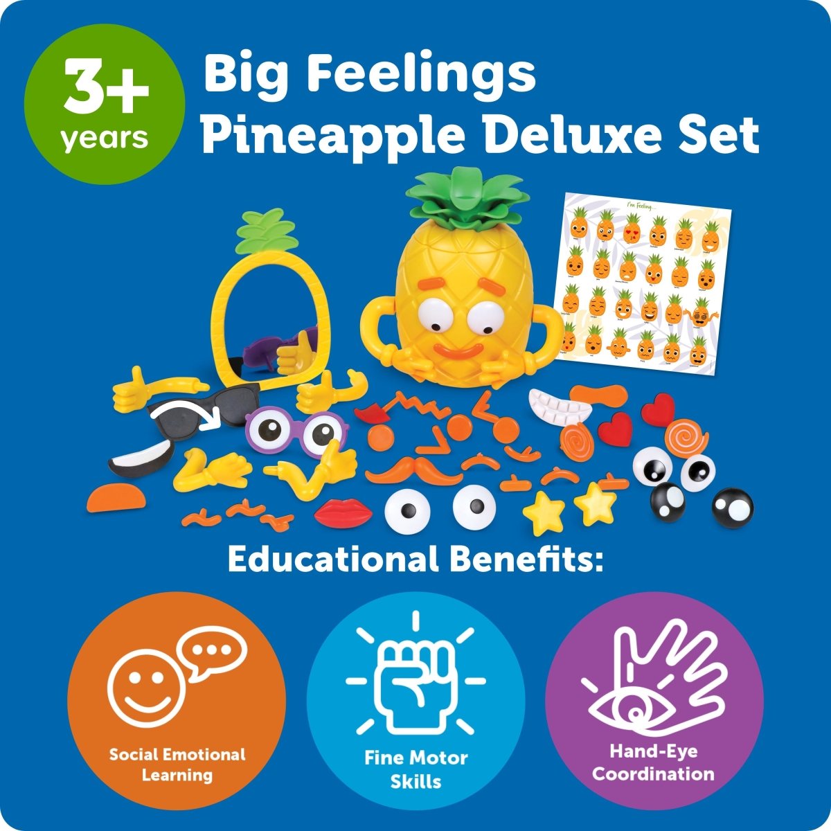 Big Feelings Pineapple™ Deluxe Set - Sensory Toys