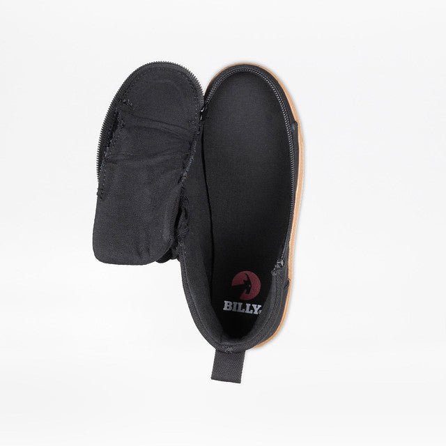 Billy Footwear Kids’ Black/Gum CS Canvas Shoes - Shoes