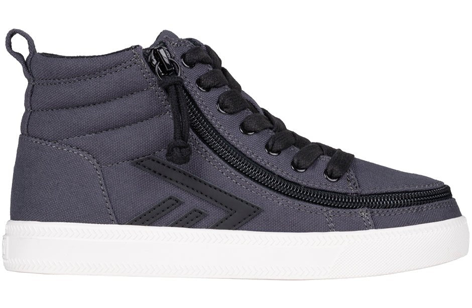 Billy Footwear Kids’ Charcoal/Black CS Canvas Shoes - Shoes