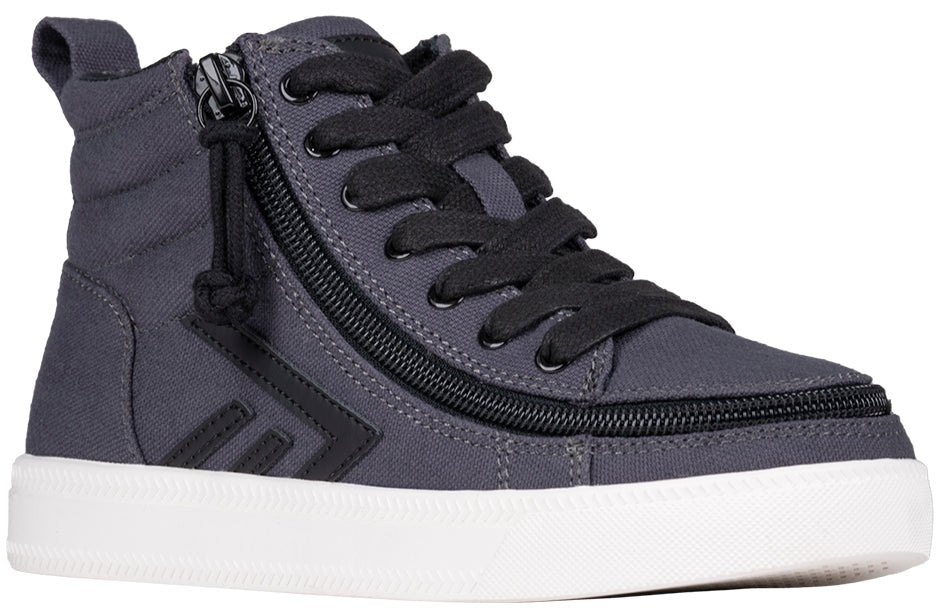 Billy Footwear Kids’ Charcoal/Black CS Canvas Shoes - Shoes