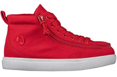 Billy Footwear Kids’ DR Fit High Top DR Canvas Red - Footwear