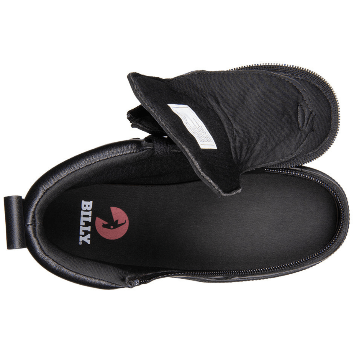 Billy Footwear Kids’ DR II Fit High Top Black Leather Shoes - Shoes
