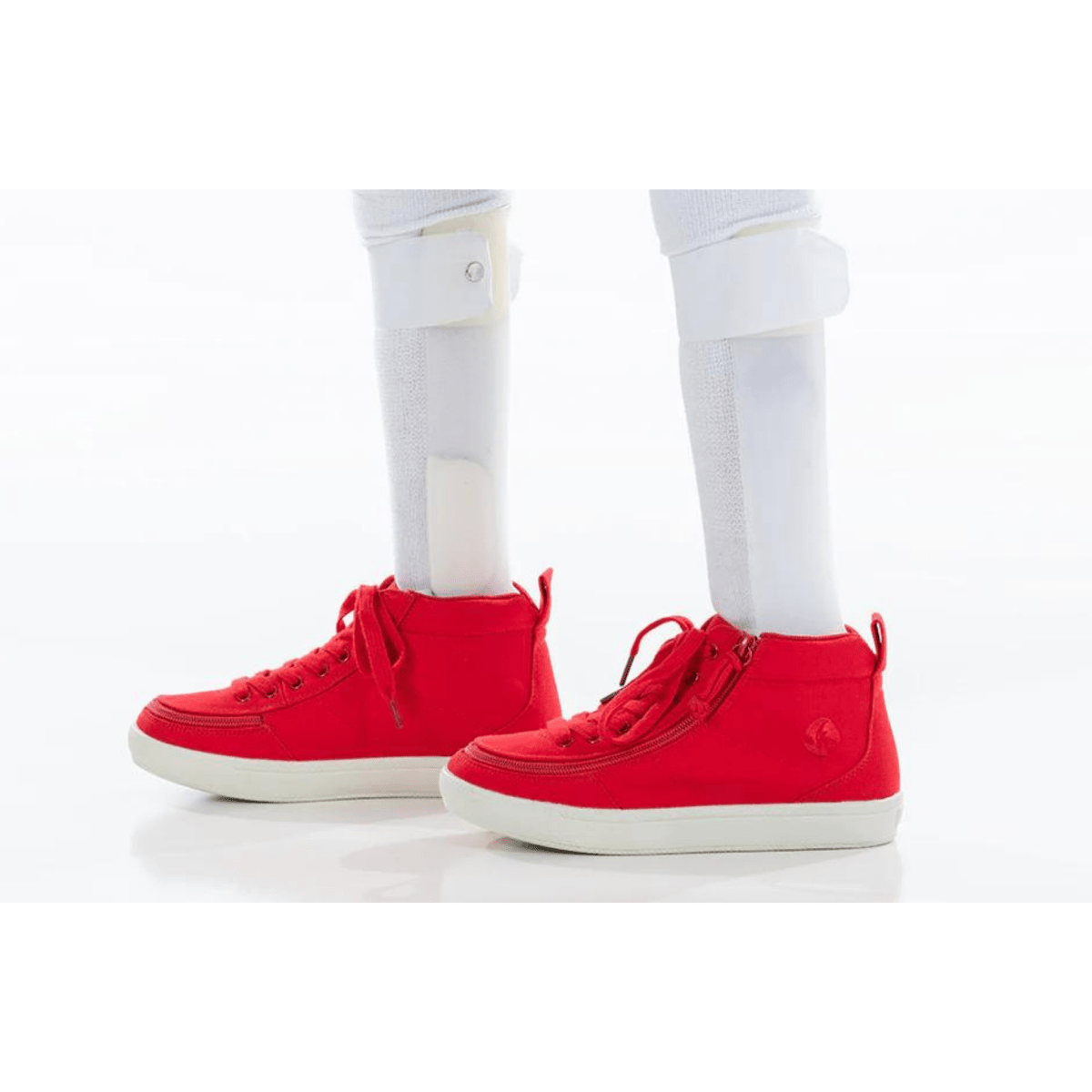 Billy Footwear Kids’ DR II Fit High Top DR II Red Canvas Shoes - Shoes