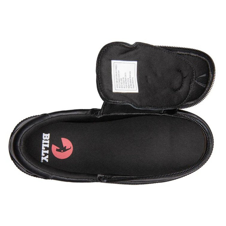 Billy Footwear (Kids) DR II Fit - Low Top DR II Black Leather Shoes - Footwear