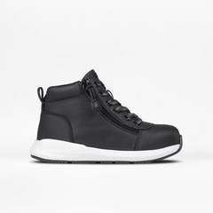 Billy Footwear (Kids) - High Top Rugged Black Goat DZ Shoes - Footwear
