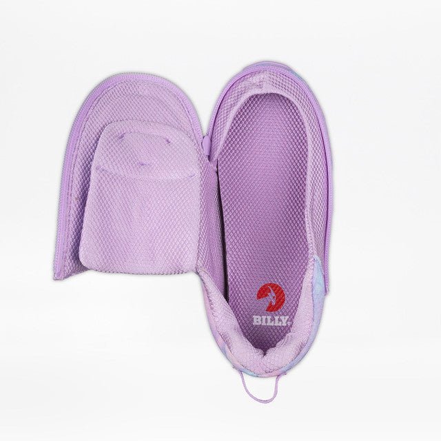 Billy Footwear (Kids) - Lilac Watercolour Limitless Low Top Shoes - Footwear