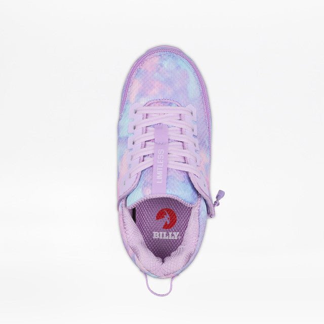 Billy Footwear (Kids) - Lilac Watercolour Limitless Low Top Shoes - Footwear