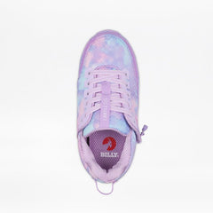 Billy Footwear (Kids) - Lilac Watercolour Limitless Low Top Shoes - Footwear