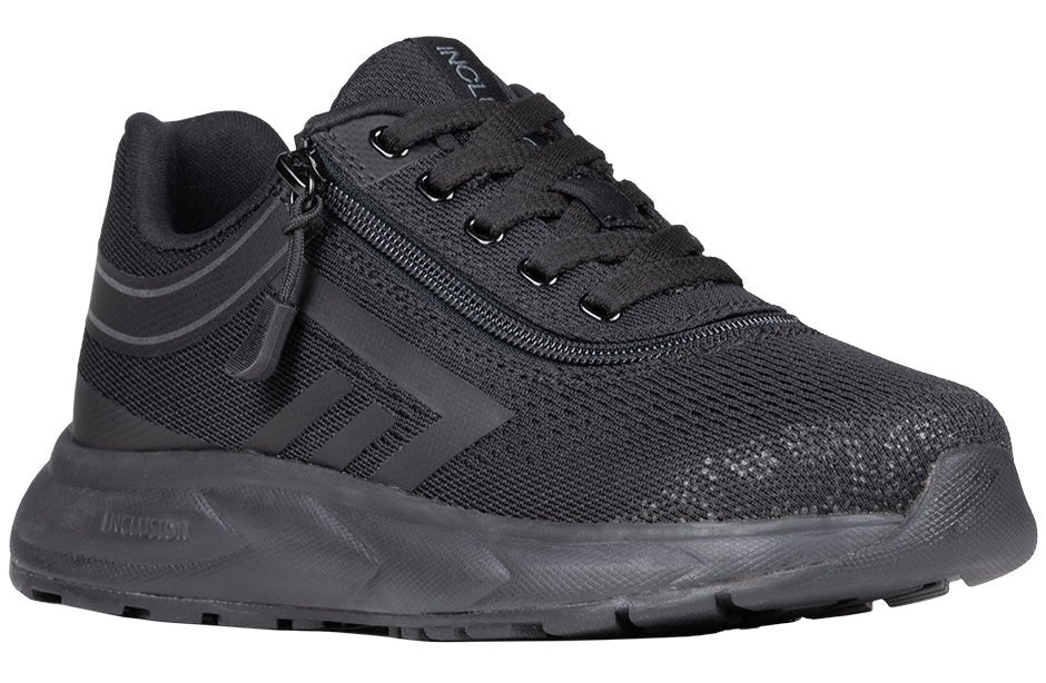 Billy Footwear Kids’ Sport Inclusion 2 Trainers Short Wrap Black to the Floor - Shoes
