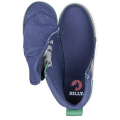 Billy Footwear (Kids) - Street High Top Earth Colour Block Canvas Shoes - Footwear