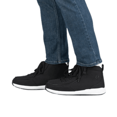 Billy Footwear Men’s Black/White Billy Goat Canvas Classic High Top Shoes - Footwear